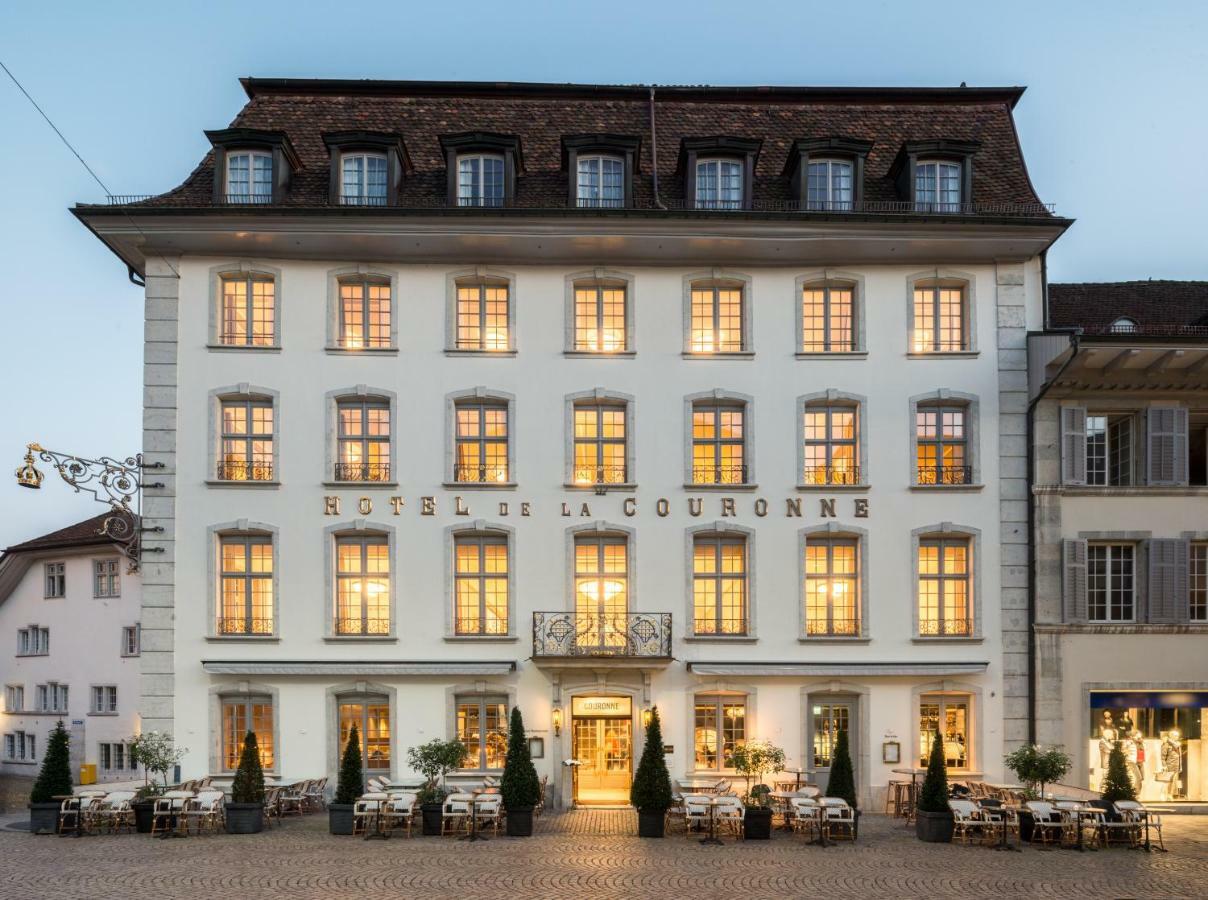 Boutique Hotel La Couronne โซโลทูร์น ภายนอก รูปภาพ
