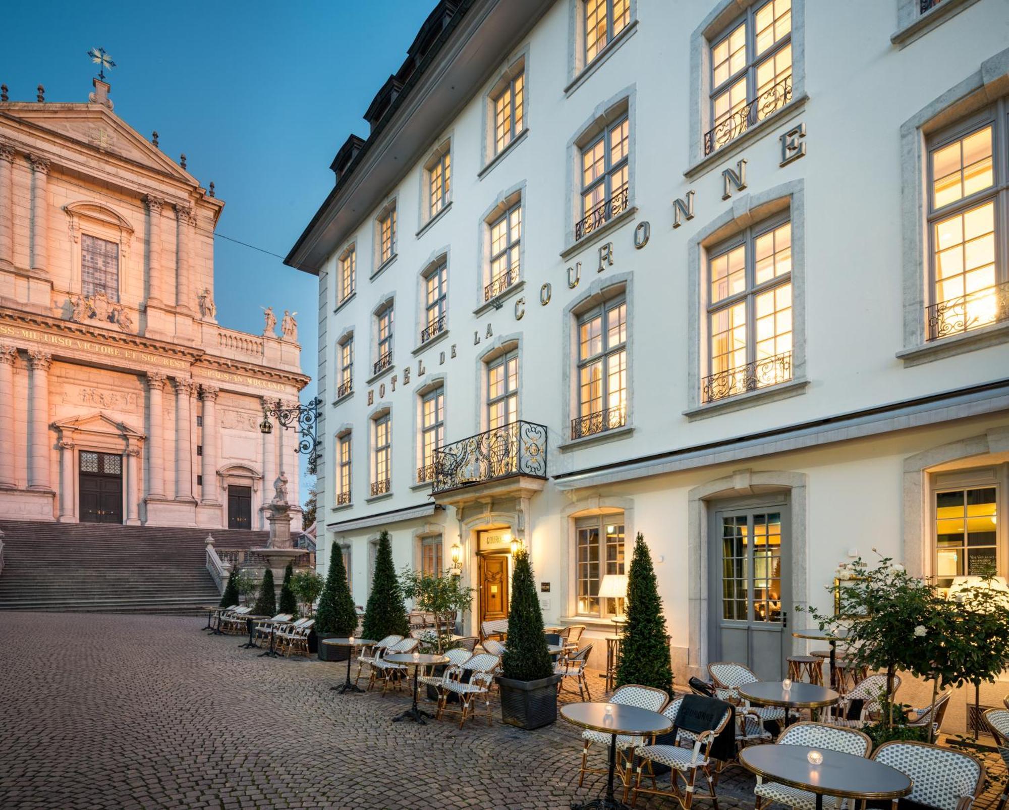 Boutique Hotel La Couronne โซโลทูร์น ภายนอก รูปภาพ
