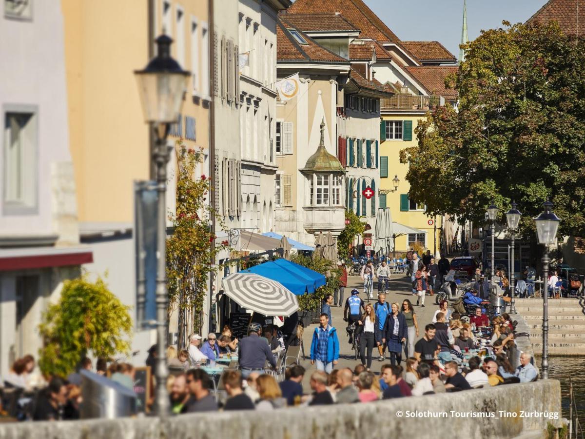 Boutique Hotel La Couronne โซโลทูร์น ภายนอก รูปภาพ